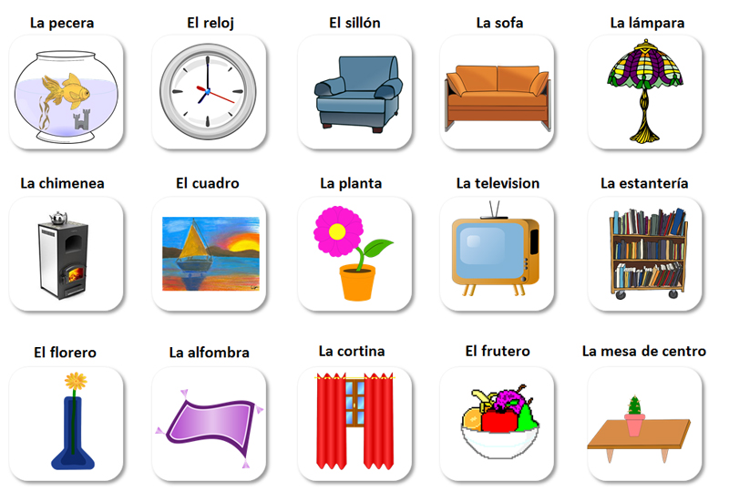 Học tiếng Tây Ban Nha qua flashcard