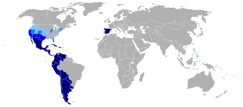 Tiếng Tây Ban Nha được sử dụng nhiều thứ 2 thế giới